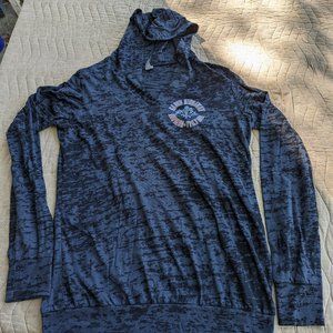 Womens Long Sleeve Hoodie Shirt Size Large